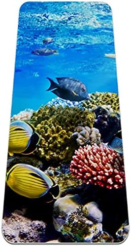 Siebzeh tropska riba grupa Premium debeli Yoga Mat Eco Friendly gumene zdravlje & amp; fitnes non Slip