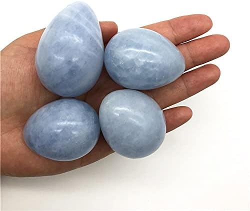 Binnanfang AC216 1pc 30-60mm Prirodni polirani plavi Celestite Crystal Eath kamen u obliku kamena uzorka za