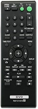 RMT-D197A Daljinski upravljač za Sony DVD player DVP-SR200P DVP-SR400HP DVP-PR50P