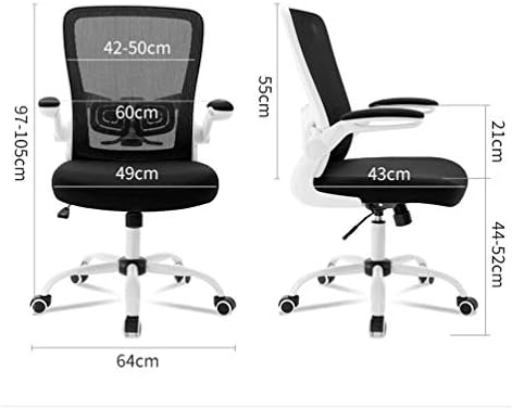 Ygqbgy mrežasta okretna ergonomska kancelarijska stolica sa računarskom stolicom kućna stolica Studentska