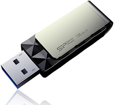 Silicijum Power 128GB Blaze B30 USB 3.0 okretni flash disk, crni