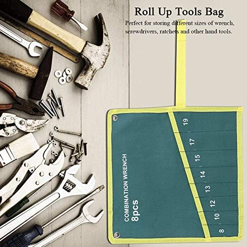 Torba za otkotrljanje alata, multi-džepni alati torba za platnene kotrljanje alata za pohranu torba
