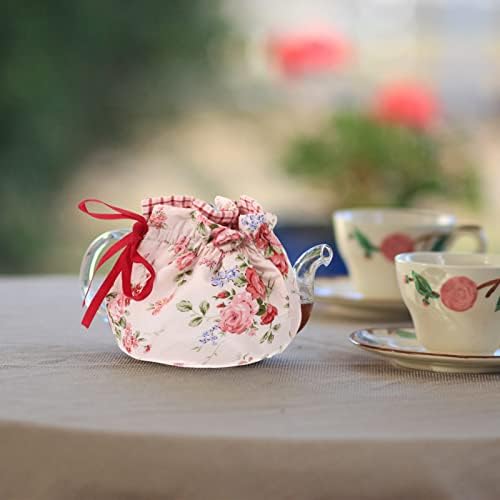 Hemoton izolirani čaj ugodan za čajnik cvjetnog čaja za cvjetni čaj ugodan poklopac ukrasni čajnik s čajnik sa crtežom za doručak toplije za kućnu kuhinju Dekor