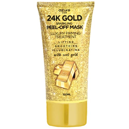 Azure Sparkling Peel - Off maske Set-Rose Gold hidratantna maska za ljuštenje , 24k zlatna