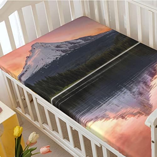 Planine Tema sa postavljenim mini krevetima, prenosivi mini listovi krevetića ultra meki materijal-sjajan za dječaka