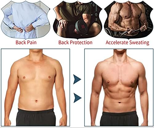 Liyun Neoprene sauna prsluk sa trbušnim pojasom muškim fitnes remen za mršavljenje