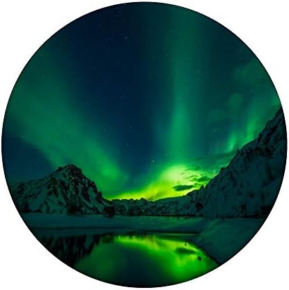 Island Aurora Borealis Northern Light lampica zadivljujuće kozmetičke popsockets Popgrip: Zamljivanje