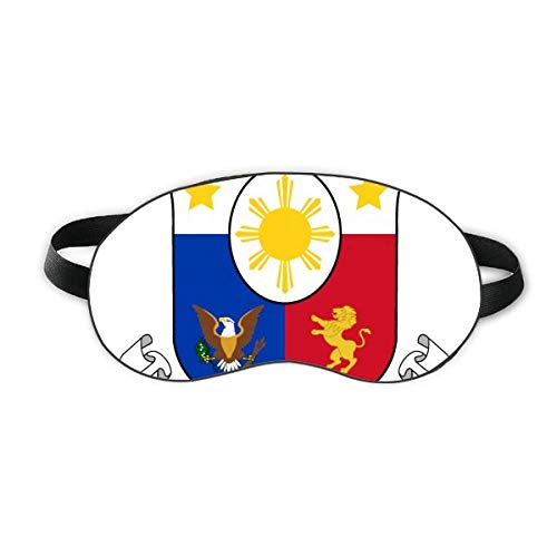 Filipini Azijski nacionalni amblem za spavanje Shield Shield Soft Night Poklopac za sjenilo