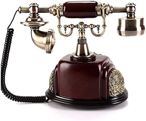 Fiksni telefon Retro fiksni telefon, Desktop fiksna telefonska telefon Vintage Style, Dekorativni telefon,