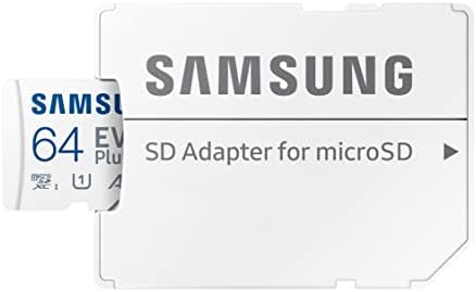 SAMSUNG EVO Plus W/ SD adapter 64GB Micro SDXC, do 130MB/s, proširena memorija za uređaje za igre, Android tablete