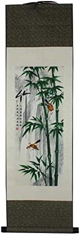ZORILO Silk Scroll Word Painting Oriental DecorAlien Storehouse Silk kineske slike zid Scroll