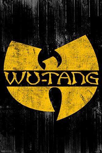 Pyramidna Amerika Laminirani Wu Tang Clan logotip Glazbeni poster Suha Erase Znak 24x36