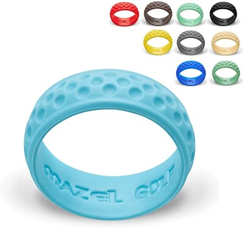 Mazel prozračan silikonski prsten za golf muškarce i žene, paket od 10 - Golf kuglica za dizajn gumenim vjenčanim