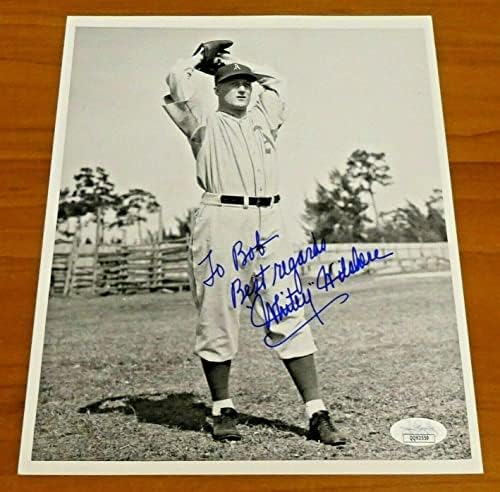 Whitey Wilshere potpisao vintage bejzbol 8x10 fotografija sa JSA COA - autogramiranim MLB fotografijama