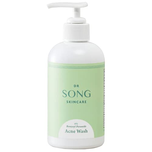 Dr Song Benzoyl peroksid Wash 4% sa hijaluronskom kiselinom Acne Treatment: Acne Face Wash & amp; Body Wash