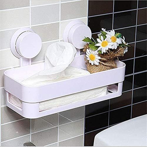WODMB Novo kupatilo za usisavanje čaša zidni nosač sa 2 dodjela plastični tuš kaduti Caddy