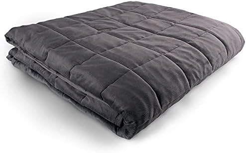 Hug Bud Ponderiran pokrivač - 90 x 90 - 30-lbs - nije potreban poklopac - uklapa se krevet za kraljicu