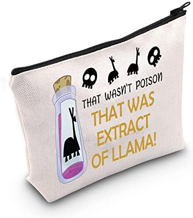 Tsotmo carers Movie Merchandise Makeup torba Extract of Llama Poison Poklon Villain Planer Poklon Llama