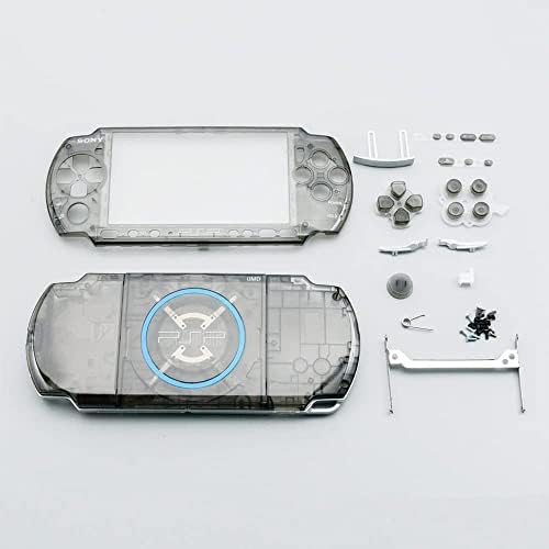 Rymfry Clear full Housing Shell Cover šarena tvrda torbica sa dugmadima postavljenim za PSP 3000 konzolu