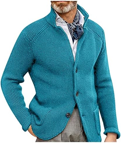 Muški kaput jesen i zimski muški modni kardni kardigan topla jakna s kapuljačom džemper jakne