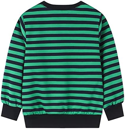 Dječak 3 Mališani Deca Devojčice Dečaci Dugi Rukavi Osnovna Majica Casual Stripe Prints Sweatershirt Dečaci