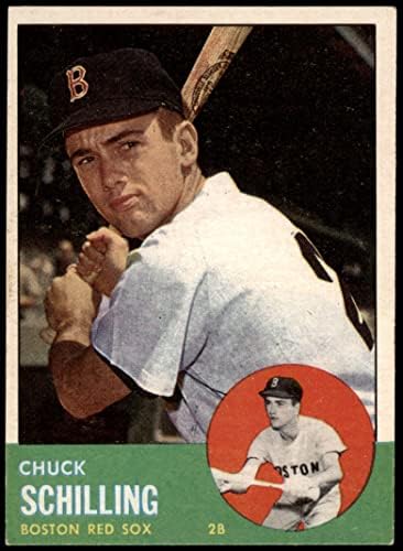 1963 TOPPS 52 Chuck Schilling Boston Red Sox ex Red Sox