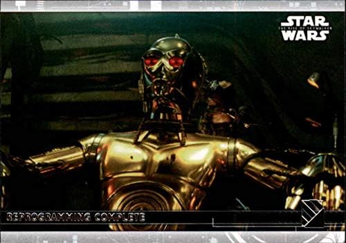 2020 TOPPS Star Wars Raspon Skywalker serije 2 34 Reprogramiranje Kompletna trgovačka kartica C3PO