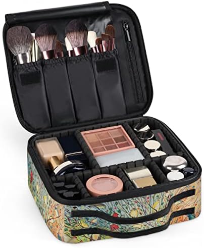 Makeup Train Case Ptice na grani za šminku Organizator Multifunkcionalna torbica za pohranu kozmetike