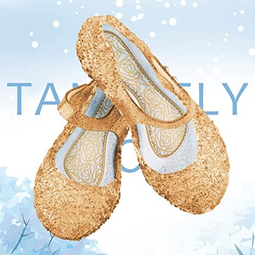 TANDEFLY Frozen inspirisan Elsa Stanovi Mary Jane Dance Party Cosplay cipele, Snow Queen princeza sandale