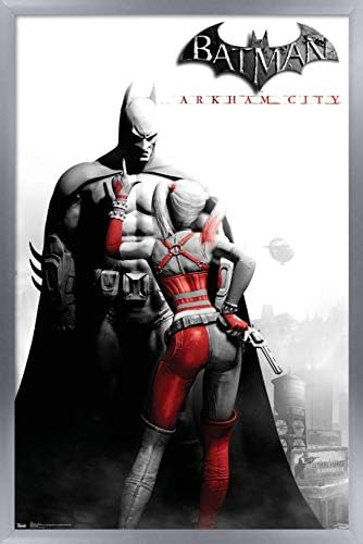 Trendovi International DC Comics VIdeo igra-Arkham City - ključni umjetnički zidni Poster, 22.375 x 34,