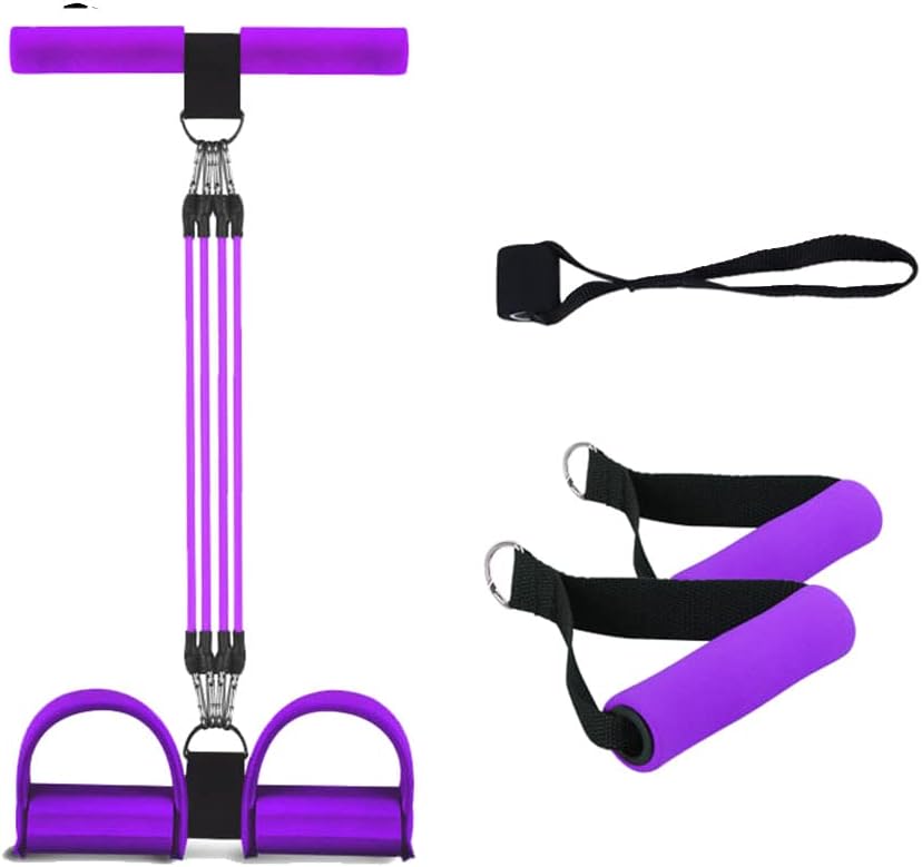 Fitnes trake za otpor s 4 cijevi vježbač za pedale Sit Ups vezice za ekspander elastične trake