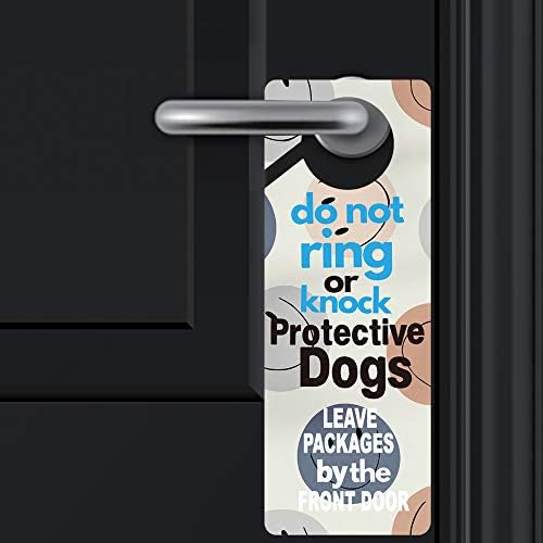 2 pakovanje Ne zvoni ili kucate zaštitne pse ostavljaju pakete sa gornjim protočnim vratima, idealan za dom,