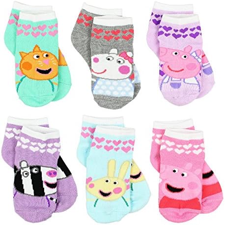 Peppa svinja djevojke 6 paket čarape