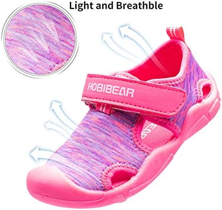 HOBIBEAR Dječaci Djevojčice cipele za vodu brzo suše zatvorene vodene sportske sandale za malu djecu