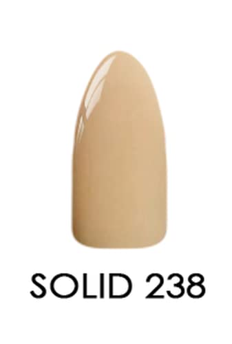 Dlijeto Nail Art 2 u 1 akril / prah za potapanje 2 oz-SOLID 238