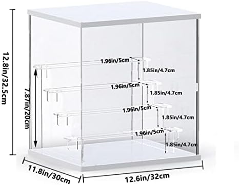 Nynelly 5-Tier Clear Acrylic display Case Stand Montažna kutija za odlaganje kocke Organizator