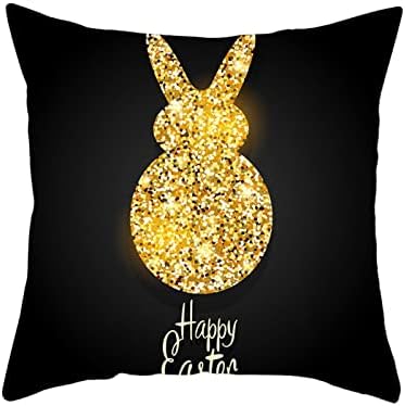 Boping Store Happy Easster Bunny Jaja Dekorativni jastučni list dnevni boravak Sofa kauč Cartoon Uskršnji jastuk Poklopac plišanih ukrasnih jastuka