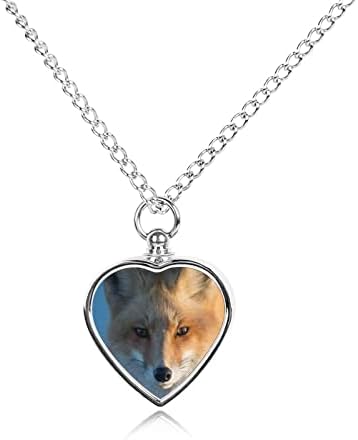 Crvena lisica face pet kremiranje nakit za pepeo spomen urna ogrlica privjesak za uspomenu za psa