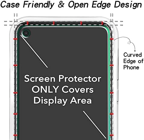 KATIN [2-Pack] zaštitnik ekrana dizajniran za Motorola Moto G Stylus 5G kaljeno staklo, protiv ogrebotina,