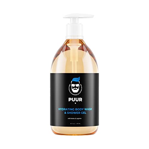 PUUR Body Wash 16 oz za osvježenu kožu, pranje tijela bez sulfata muškarci za efikasno čišćenje-hidratantno