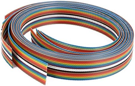 X-DREE 1m 16-pinski Dugini kabl u boji sa ravnom trakom IDC žica 1mm korak 4kom(1M 16-pinski