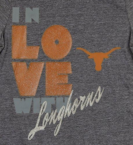 Texas Longhorns NCAA Mladi Girls Pave Tri-Blend Majica kratkih rukava