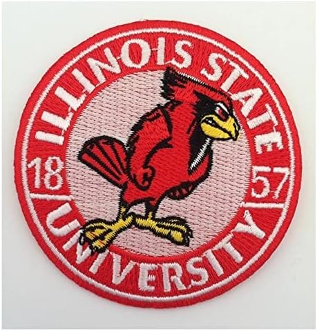 Cheevideesansabai Isu Illinois Država Redbirds Vintage Riješe vezeno željezo na zakrpa 3 x 3