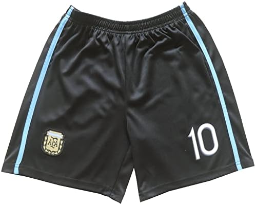 Birdbox 2021 Argentina Početna Blue 10 Lionel Messi Kids Soccer dres i kratke hlače Postavite veličine