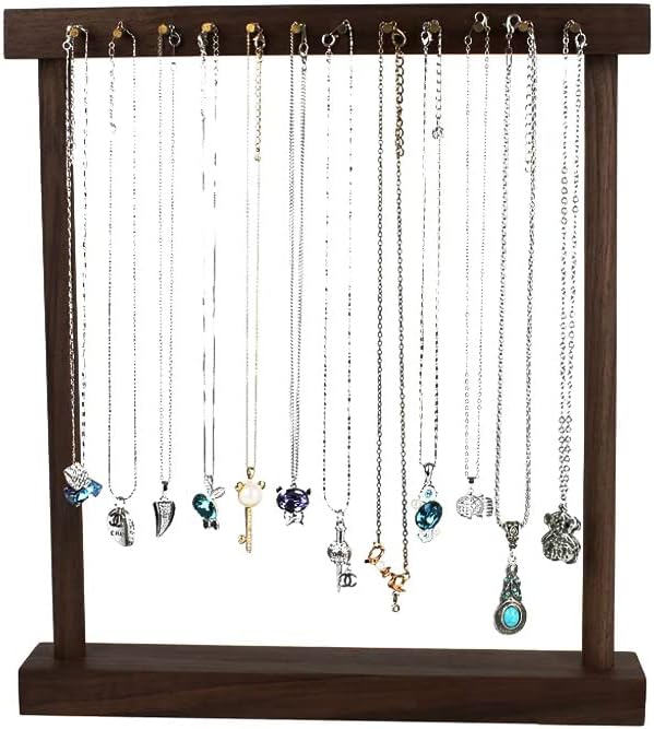 Homeanda 24 kuke za ogrlice od privjesce Organizovanje nakita nakit zaslon ogrlica ogrlica nakit ladica