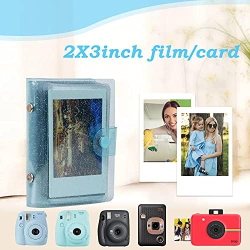 4packs，36 džepovi 2x3 mali foto Album za Fujifilm Instax Mini Kamera, Polaroid Snap, Z2300, SocialMatic