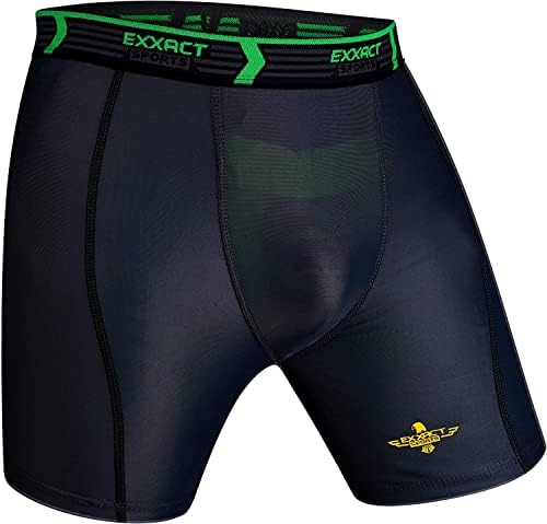 Exxact Sports Foraci za kompresiju mladih sa mekim atletskom čašicom - Boimes kompresijske kratke hlače