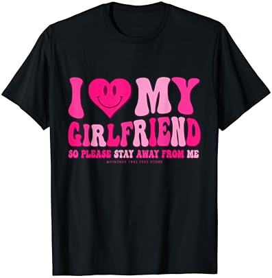 Volim svoju djevojku Dan Zaljubljenih I srce moja djevojka GF T-Shirt