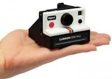 Carbon One Retro Mini Digitalna Kamera Bijela