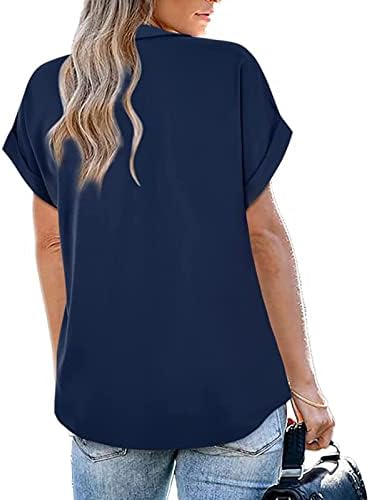 Teen Girls Bluzes kratki rukav jedan bluza za bluza s ramenom T košulje DEEP V CATC RACKBACK LACE